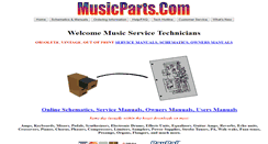 Desktop Screenshot of musicparts.com